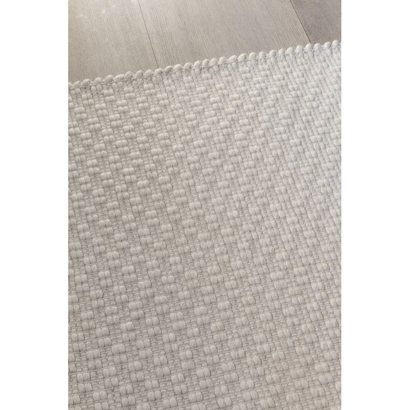 Tapis Uni Rhythm Beige à relief