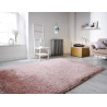 Tapis rectangulaire shaggy épais Pearl rose poudré par Flair Rugs Tapis rectangulaire shaggy épais Pearl rose poudré par Flair Rugs