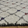 Tapis Berbère moderne bleu et rouge Kaboshon par Edito Tapis Berbère moderne bleu et rouge Kaboshon par Edito