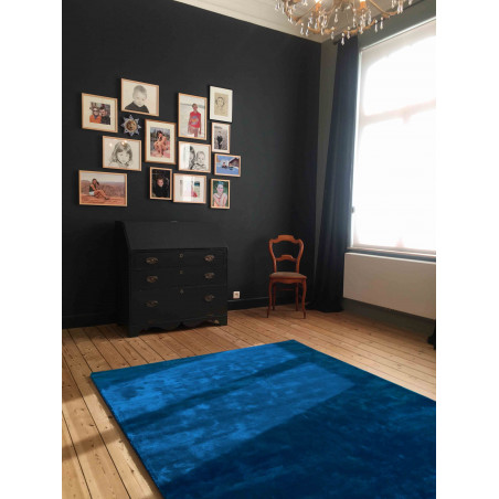Tapis Rectangulaire Annapurna Bleu Nuit par Angelo Tapis Rectangulaire Annapurna Bleu Nuit par Angelo