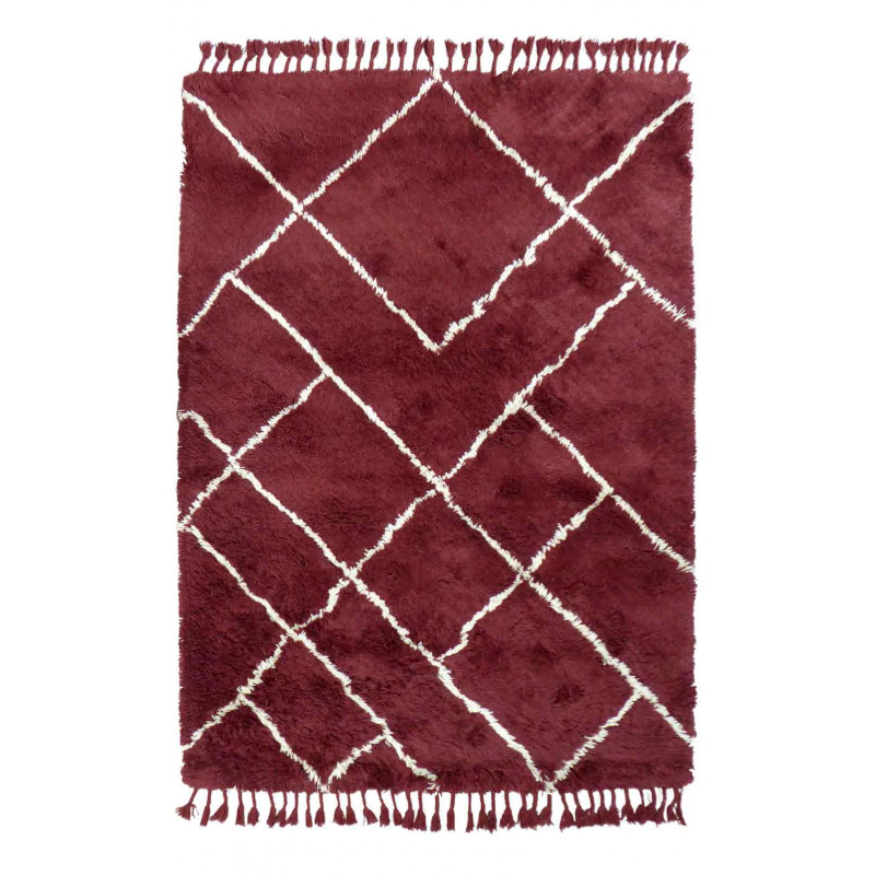 Tapis en Laine Rouge Zagora