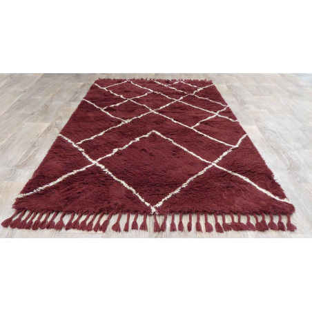 Tapis en Laine Rouge Zagora Tapis en Laine Rouge Zagora