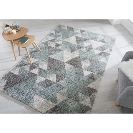 Tapis Design Géométrique Dakari Nuru Vert Menthe Tapis Design Géométrique Dakari Nuru Vert Menthe