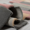 Tapis en laine couleurs pastels 