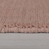 Tapis de salon en laine rose poudré Sienna Tapis de salon en laine rose poudré Sienna