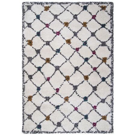 Tapis Berbère Moderne Violet et Emeraude Kaboshon Tapis Berbère Moderne Violet et Emeraude Kaboshon