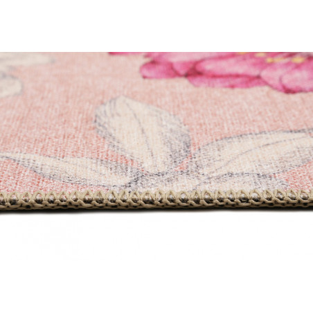 Tapis en fibres synthétiques rose Tapis en fibres synthétiques rose