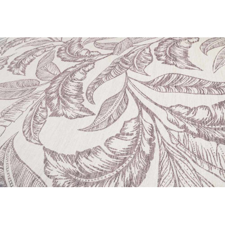 Tapis moderne Mozambique Palm gris taupe par Accessorize Tapis moderne Mozambique Palm gris taupe par Accessorize