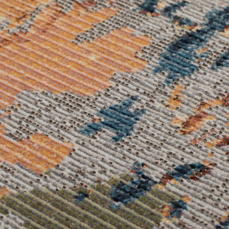 Tapis en fibres synthétiques multicolore Tapis en fibres synthétiques multicolore