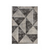 Tapis en fibre synthétique argent Tapis en fibre synthétique argent