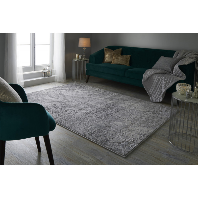 Tapis Moderne Arissa Argent