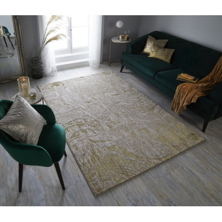 Tapis Moderne Arissa Or - Tapis Chic