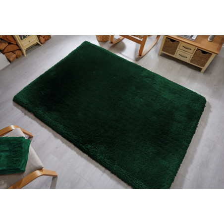 Tapis shaggy en fibre synthétique vert par Flair Rugs Tapis shaggy en fibre synthétique vert par Flair Rugs