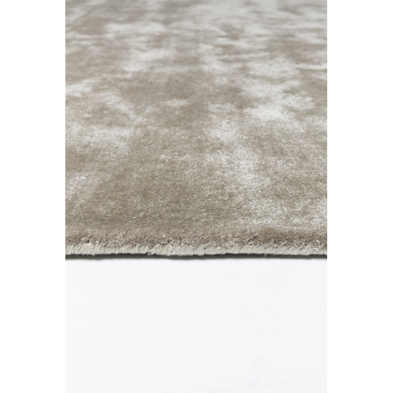 Tapis Moderne en viscose Traces Taupe Clair