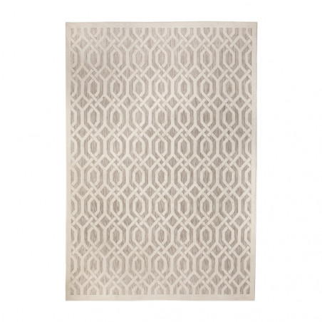 Tapis en fibre synthétique de couleur blanche Tapis en fibre synthétique de couleur blanche