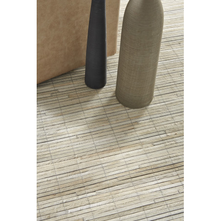 Tapis de salon en Cuir Véritable cousu main Sand ivoire Tapis de salon en Cuir Véritable cousu main Sand ivoire