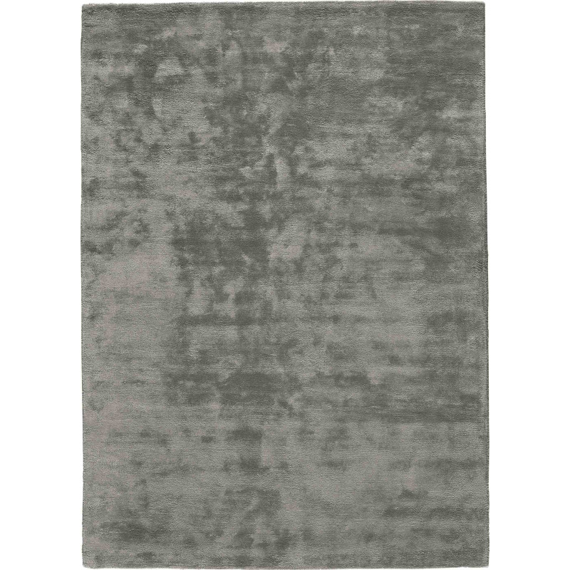 Tapis en viscose gris