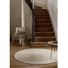 Tapis de chambre rond Crochet Ivoire Tapis de chambre rond Crochet Ivoire