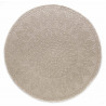 Tapis de chambre rond Crochet Ivoire Tapis de chambre rond Crochet Ivoire