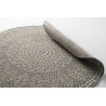Tapis de chambre rond Crochet Gris Tapis de chambre rond Crochet Gris