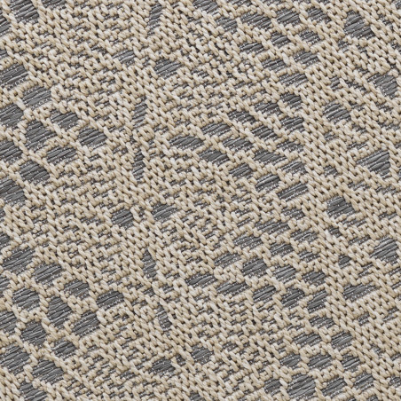 Tapis de chambre rond Crochet Gris Tapis de chambre rond Crochet Gris