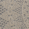 Tapis de chambre rond Crochet Gris Tapis de chambre rond Crochet Gris