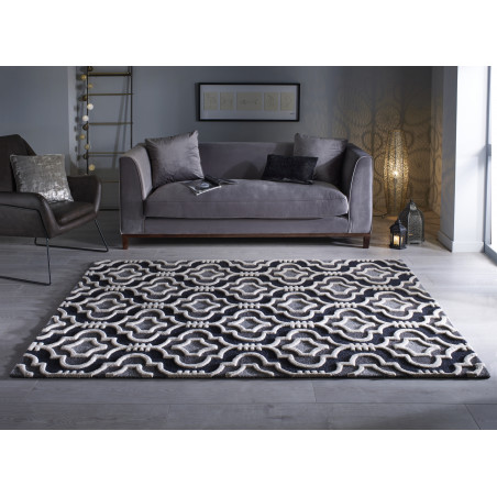 Tapis de salon gris par Flair Rugs Tapis de salon gris par Flair Rugs
