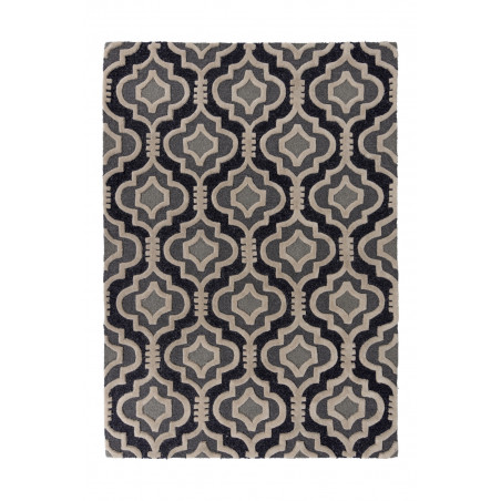 Tapis en laine gris Amira Tapis en laine gris Amira
