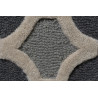 Tapis de salon en laine gris Amira Tapis de salon en laine gris Amira