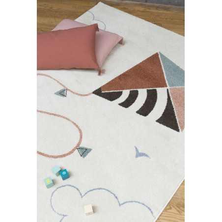 Tapis chambre Enfant Cerf volant Tapis chambre Enfant Cerf volant