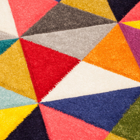 Tapis Design Rond Multicolore Samba Tapis Design Rond Multicolore Samba