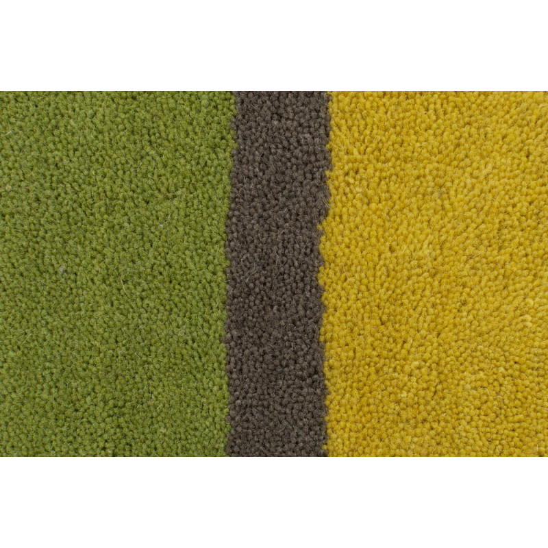 Tapis coloré Rond en pure Laine Multicolore Candy