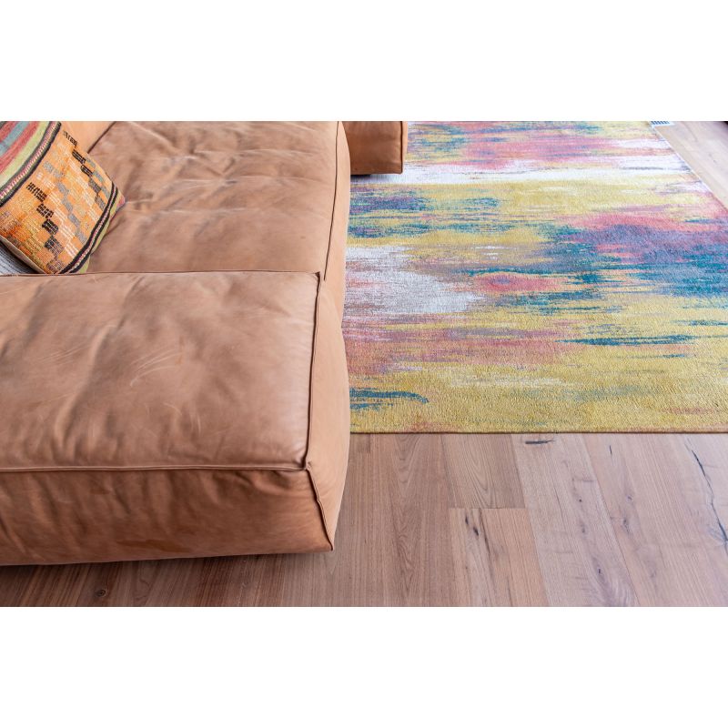 Tapis de salon moderne ochre Monetti
