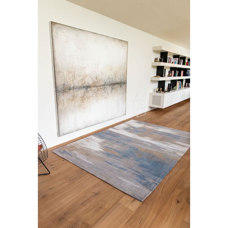 Tapis de salon moderne gris par Louis de Poortere