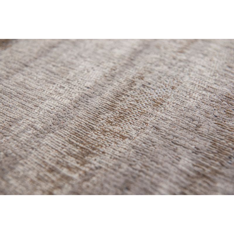 Tapis en fibre synthétique gris par Louis de Poortere