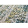 Tapis en fibre synthétique dans les tons verts par Louis de Poortere