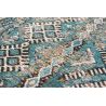 Tapis ethnique contemporain bleu Tapis ethnique contemporain bleu