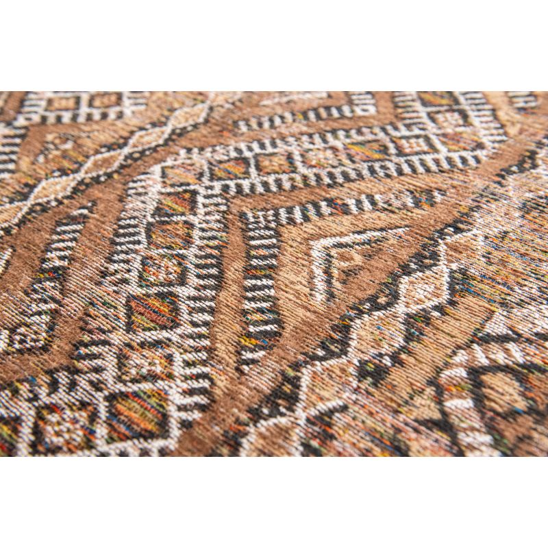 Tapis en fibres naturelles marron 