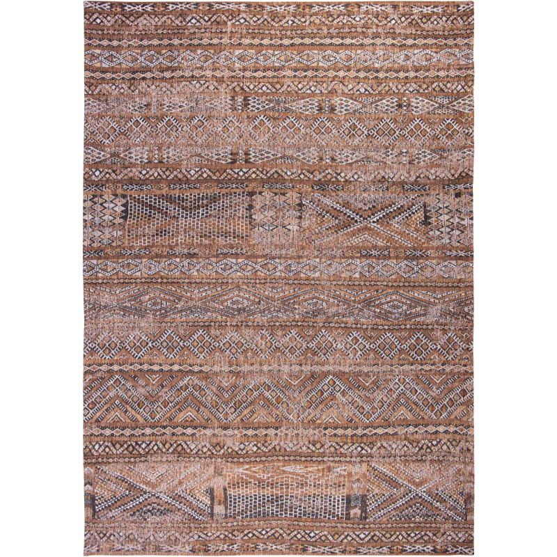 Tapis de salon Kilim Antiquarian Agdal Marron