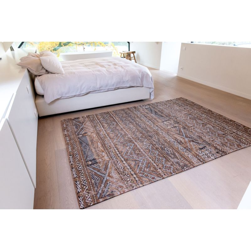 Tapis kilim haut de gamme marron