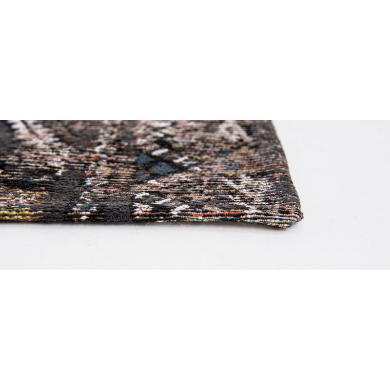 Tapis de salon en laine Antiquarian Rabat noir