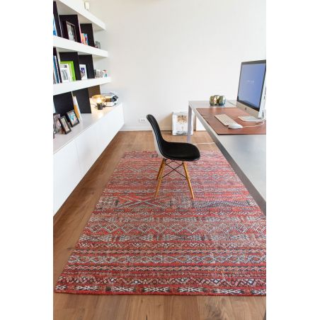 Tapis kilim moderne rouge Tapis kilim moderne rouge