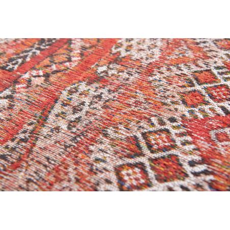 Tapis de salon design et facile d'entretien de couleur rouge Tapis de salon design et facile d'entretien de couleur rouge