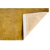Tapis de bureau design jaune en polyester