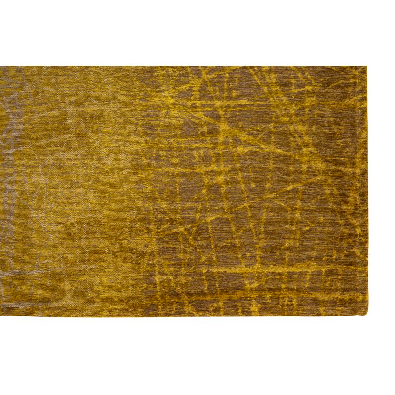 Tapis de chambre contemporain  jaune et blanc par Louis de Poortere