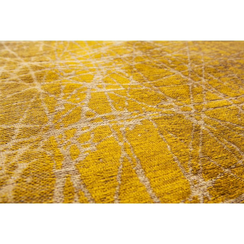 Tapis de salon en fibres synthétiques jaunes par Louis de Poortere