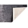 Tapis facile d'entretien en fibres naturelles grises et blanches