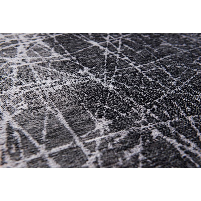 Tapis de chambre contemporain en coton gris par Louis de Poortere