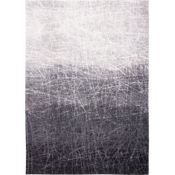 Tapis de salon Fahrenheit Wind Chill Gris en coton et polyester
