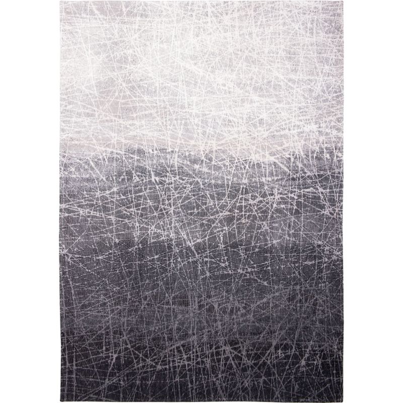 Tapis de salon Fahrenheit Wind Chill Gris en coton et polyester